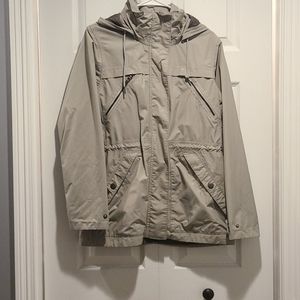 Columbia Tan Rain Shell w/ Lining Size Medium